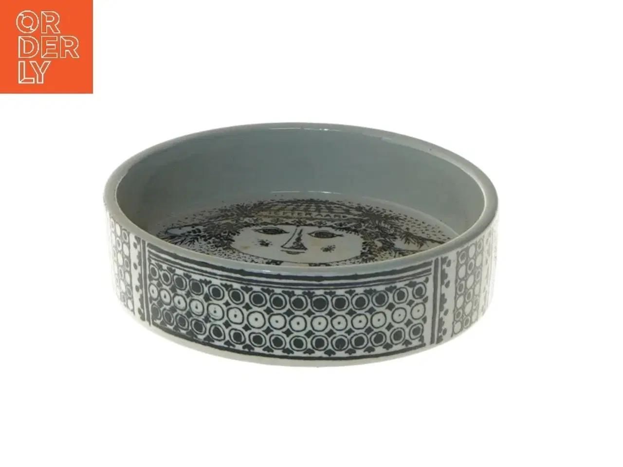 Billede 1 - Keramisk skål med mønster fra Nymlle (str. Ø 11 cm)