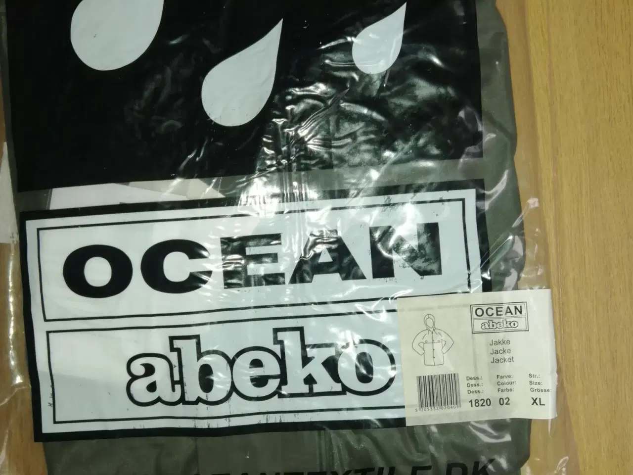 Billede 3 - NY Ocean Regnjakke, vandtæt PVC/Polyester Grøn, XL