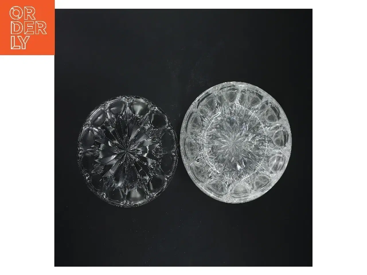 Billede 3 - Krystalfade, 5 stk (str. 5 stk Ø 14,5 cm)