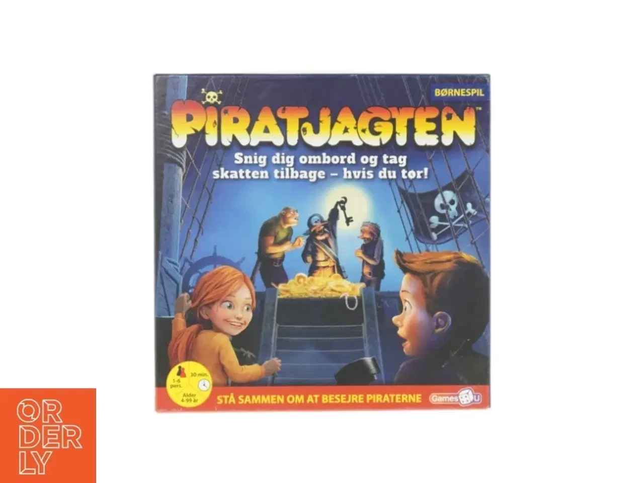 Billede 1 - Piratjagten brætspil (str. 25 x 25 x 6 cm)