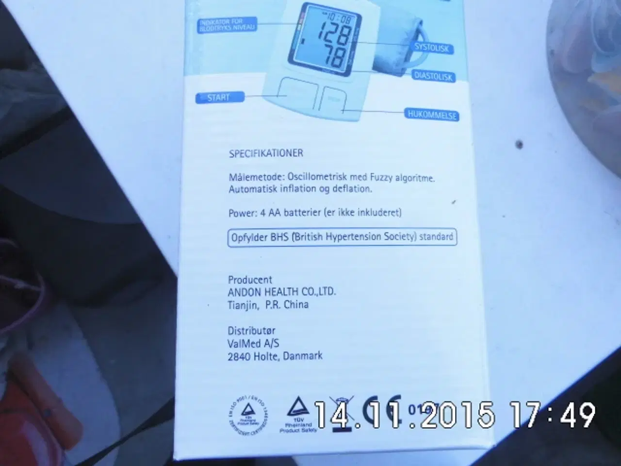 Billede 2 - Valmed Blodtryksmåler