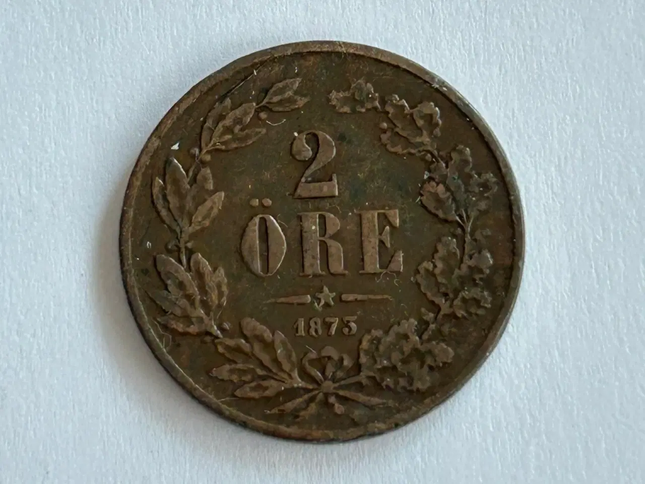Billede 1 - 2 Øre 1873 Sweden