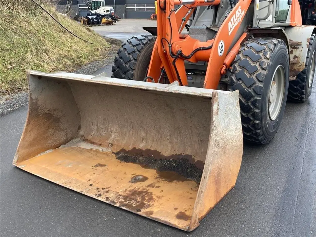Billede 7 - Atlas 105E Weycor Hutigkobling på hydraulikudtag Centralsmøring