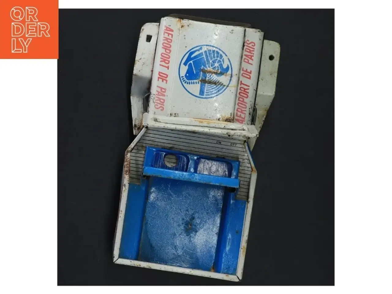 Billede 4 - Vintage legetøjsbil i blik Air France (str. 20x10x8 cm)