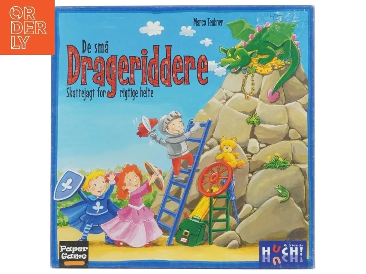 Billede 1 - De små Drageriddere spil fra Paper Game (str. 30x29,5 cm)