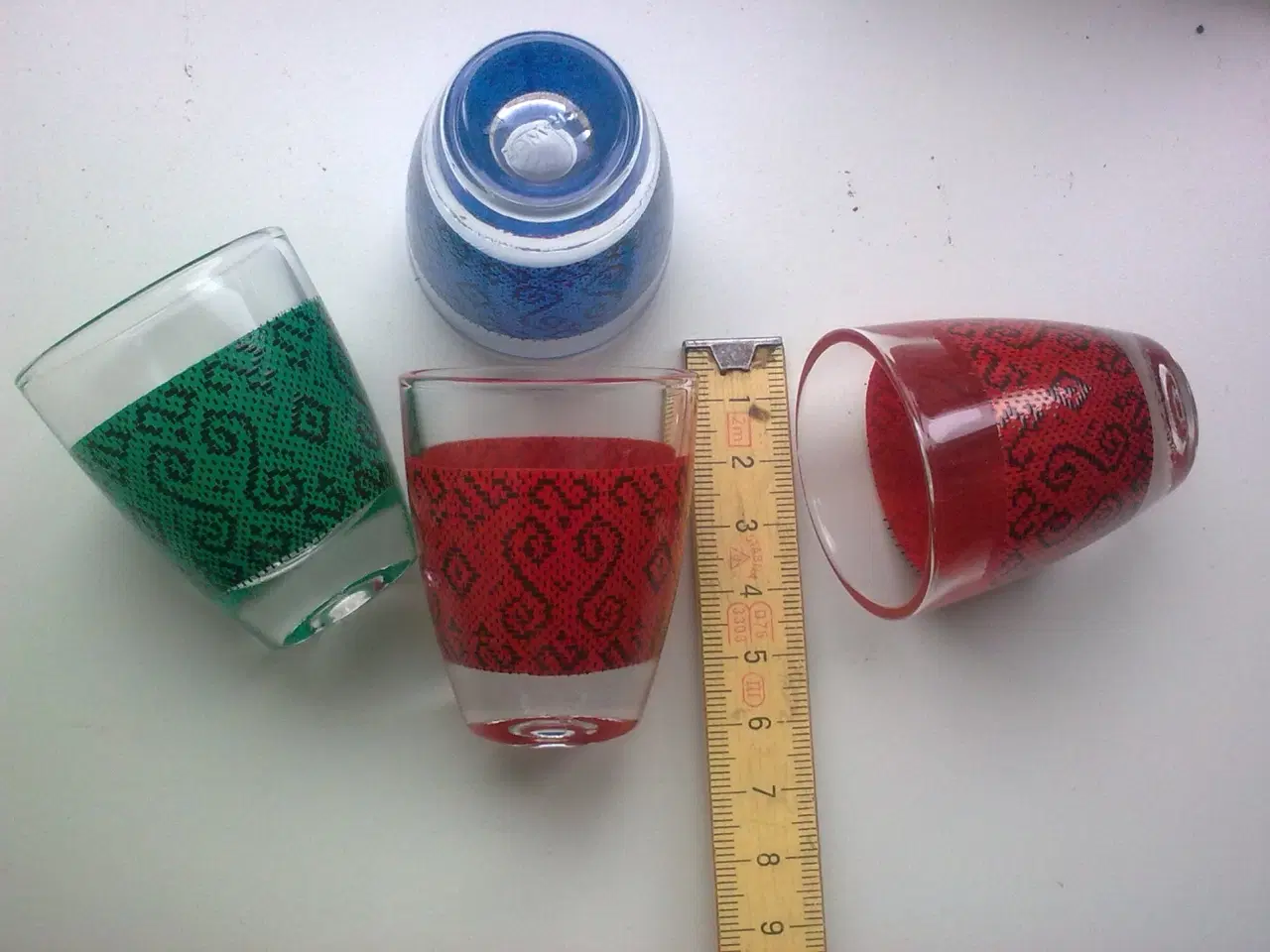 Billede 1 - Shotglas 1970rne * 4 stk. samlet T ingefær