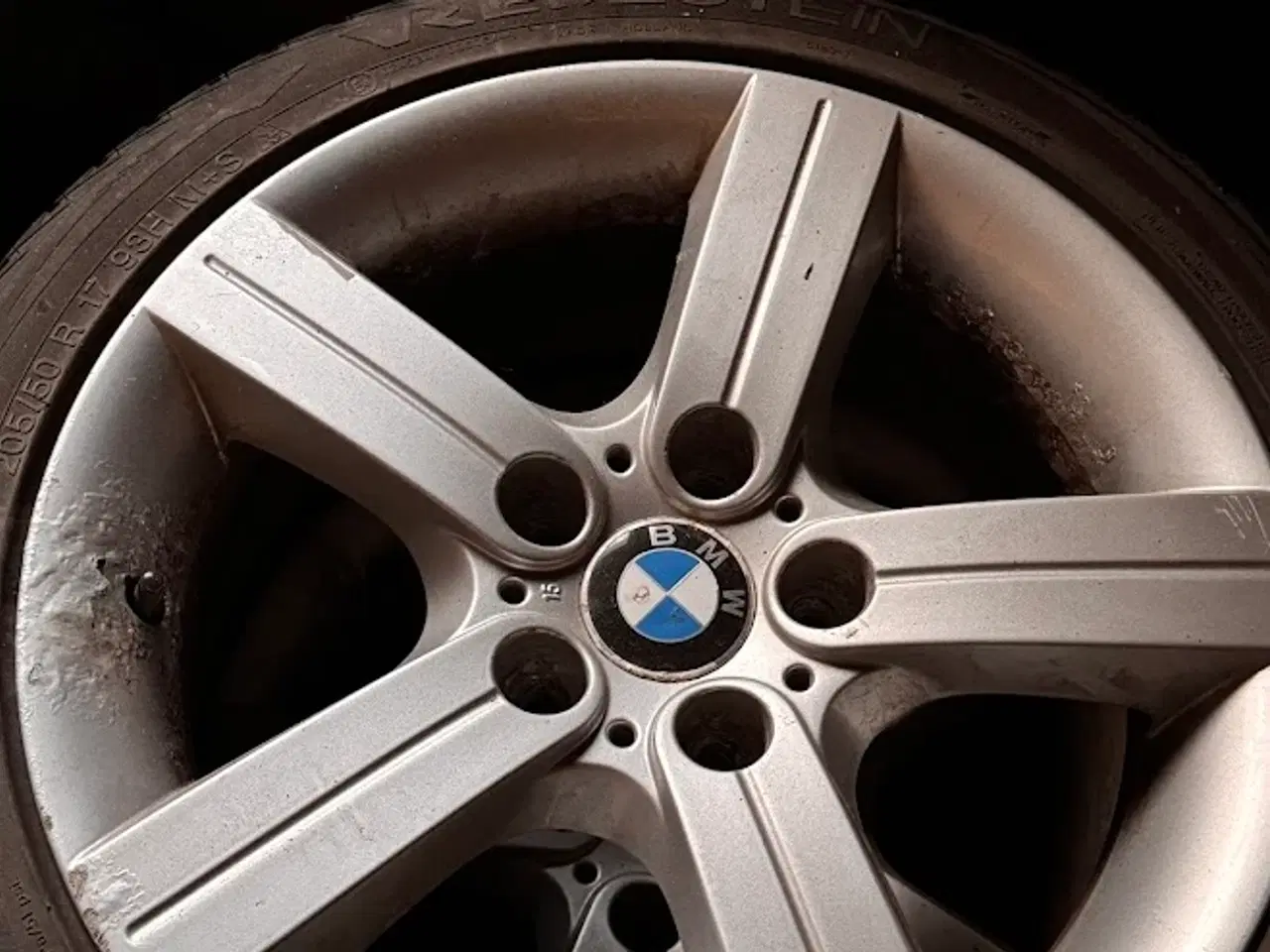 Billede 3 - 17" Original BMW alufælge m. vinterdæk fra BMW e90