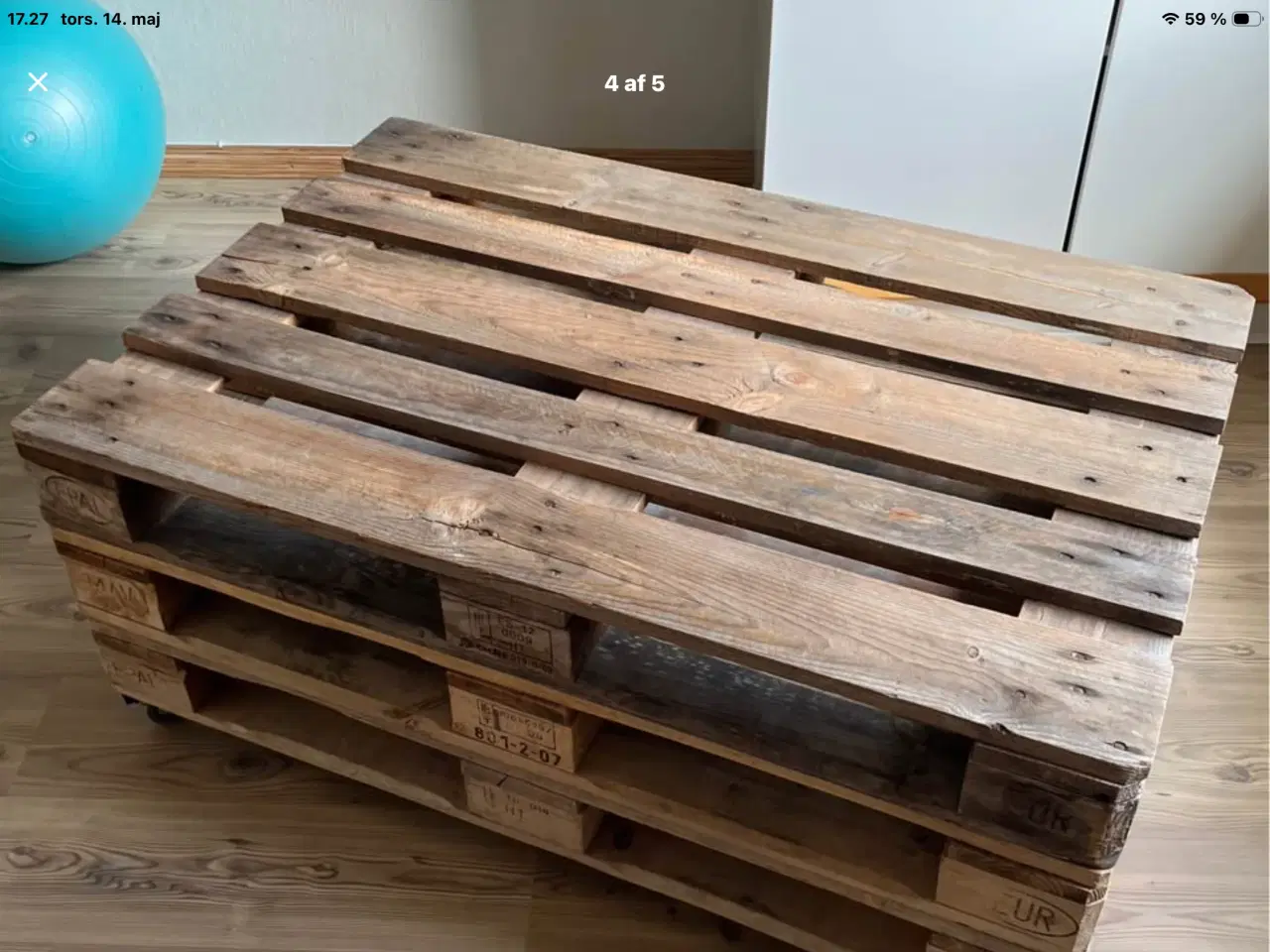 Billede 4 - Pallemøbel på hjul 