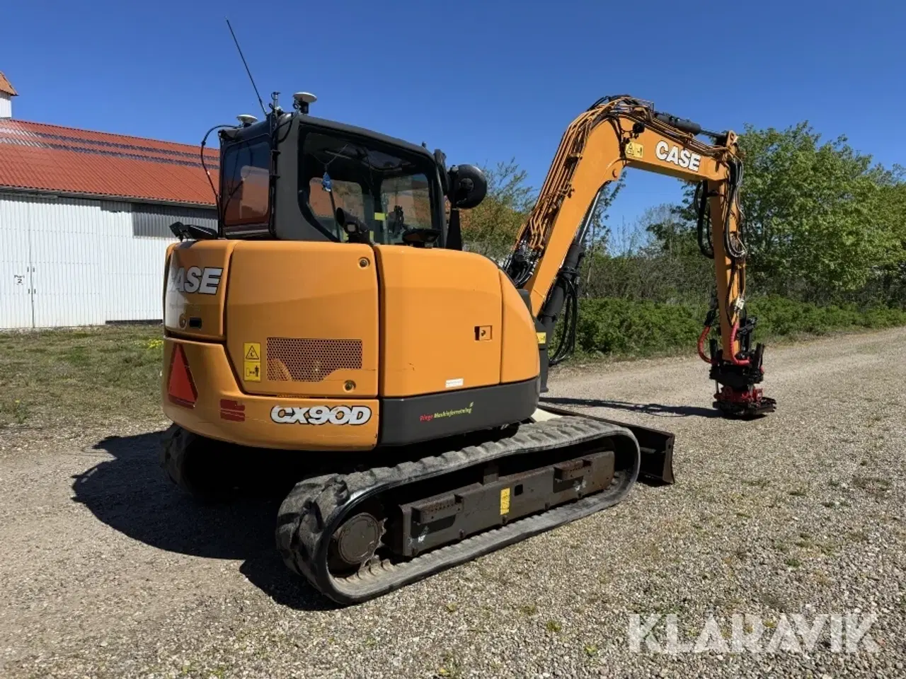 Billede 6 - Gravemaskine Case CX90D med rototilt og 3D maskinstyring