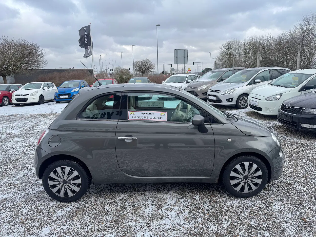 Billede 2 - Fiat 500 Nysyn Økonomisk køre langet 27 K/L