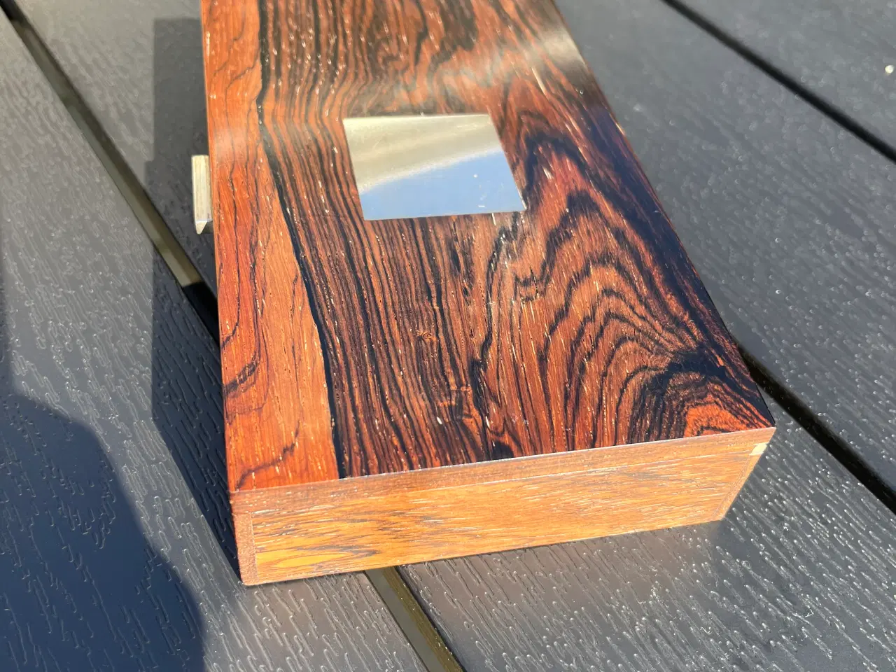 Billede 2 - Hans Hansen palisanderskrin med indlagt sølv