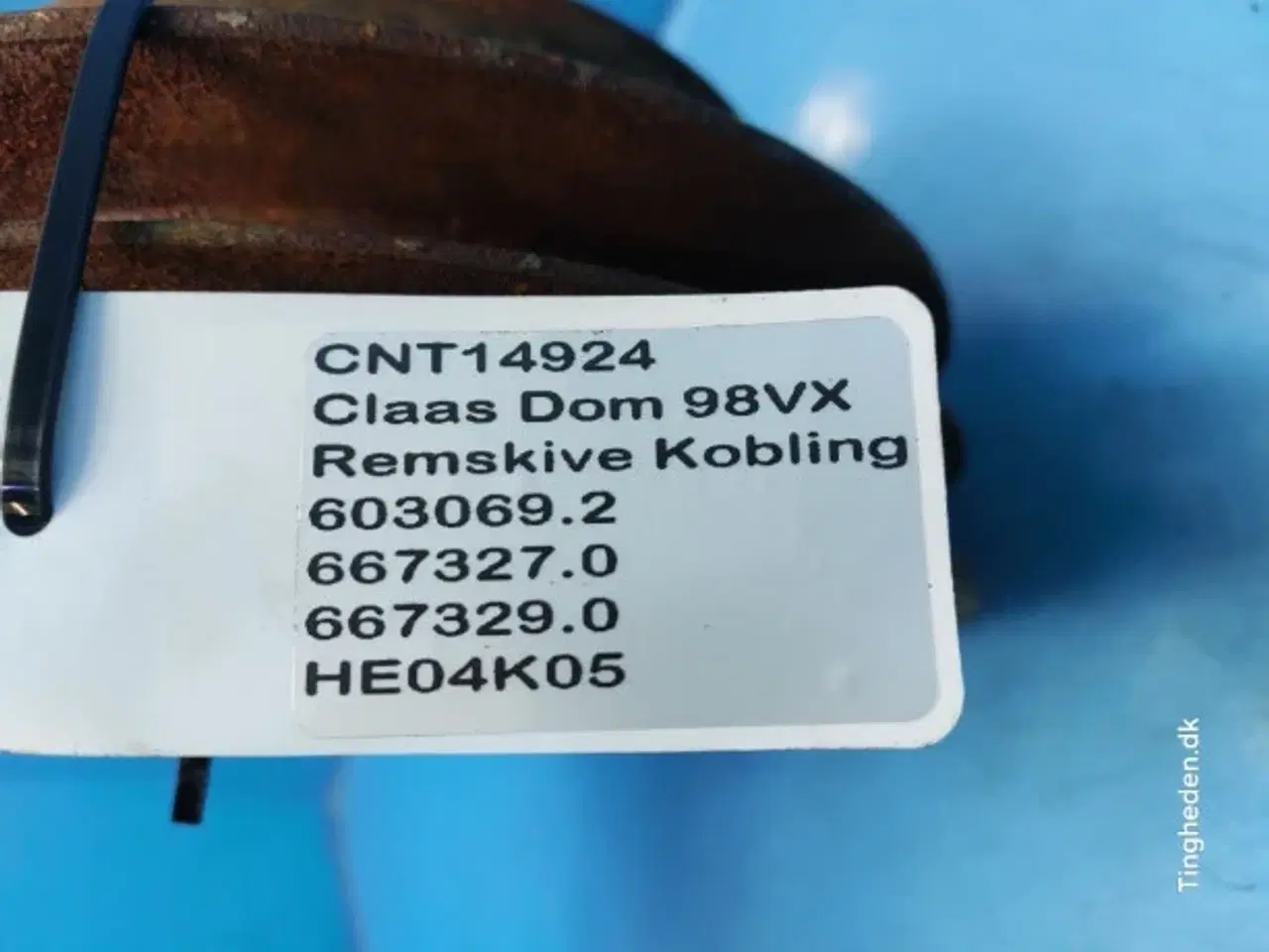 Billede 16 - Claas Dominator 98 Remskive Kobling 603069.2