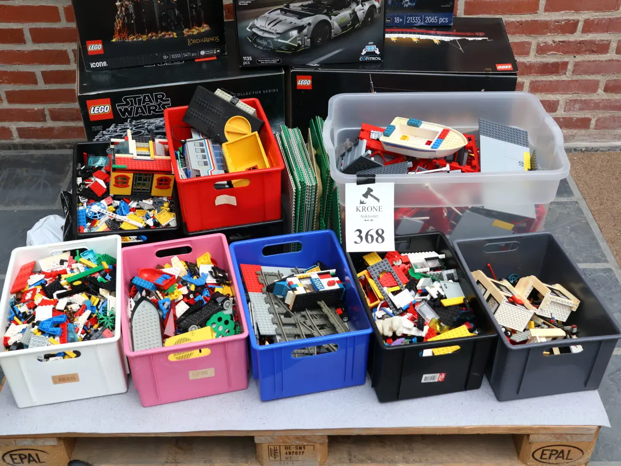 Billede 2 - Masser af LEGO og 5 tomme kasser/æsker.