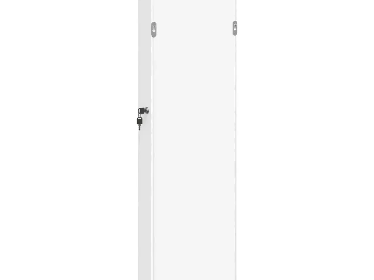 Billede 7 - Væghængt smykkeskab med spejl 30x8,5x106 cm hvid