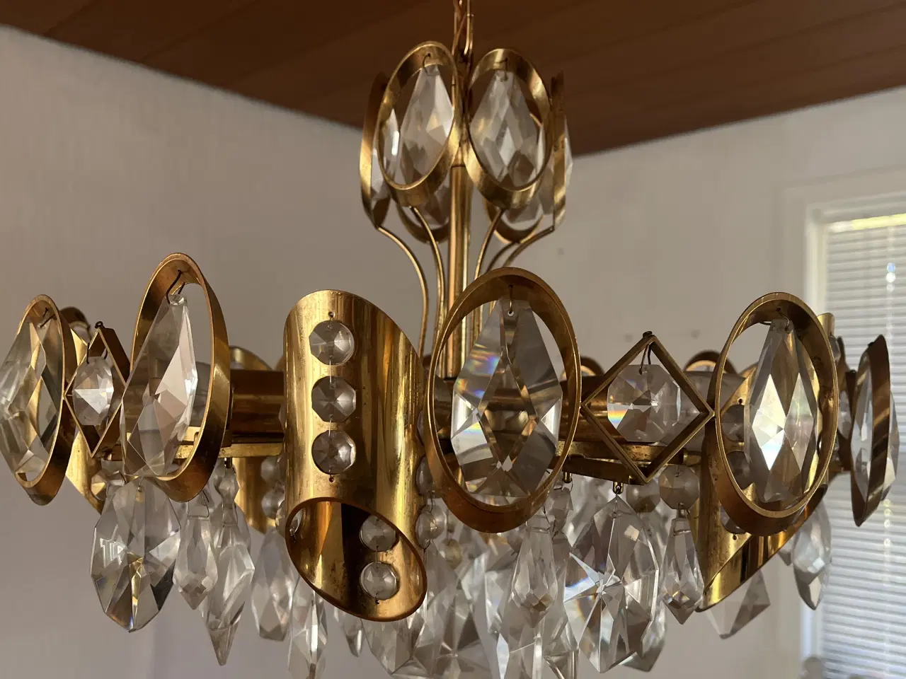 Billede 2 - Vintage Reimyre lysekrone i messing.