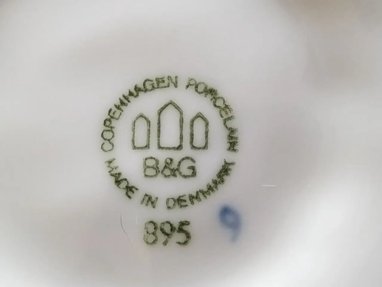 Billede 3 - Musselmalet askebæger Bing og Grøndahl (no. 895)