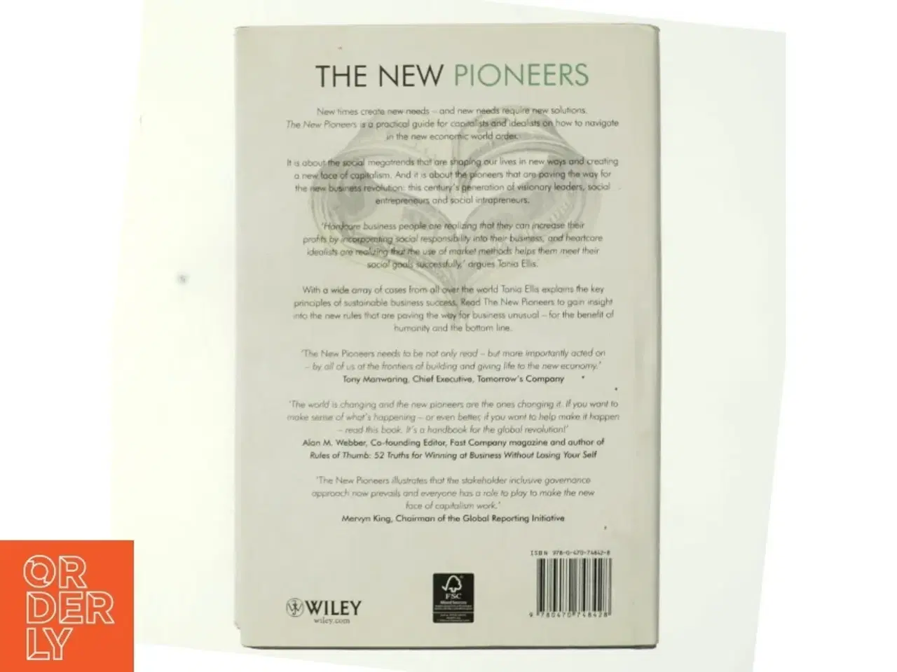 Billede 3 - The new pioneers : sustainable business success through social innovation and social entrepreneurship af Tania Ellis (Bog)