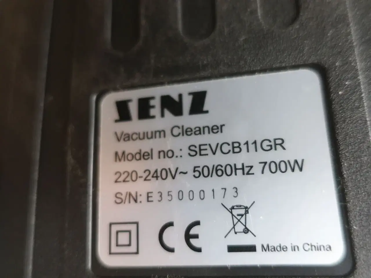 Billede 3 - 2 stk. støvsuger SENZ VACUUM CLEANER