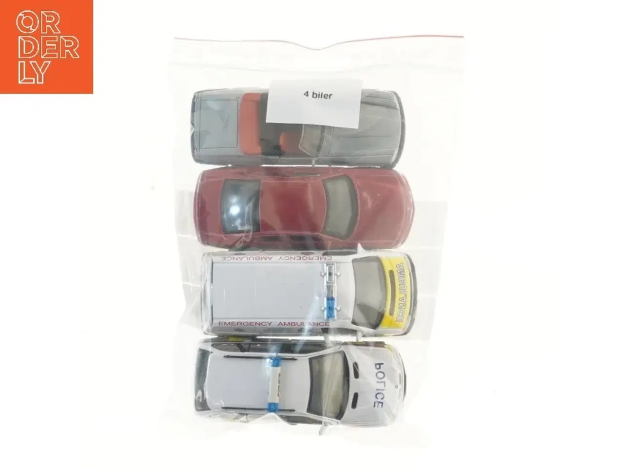 Billede 2 - Små modelbiler sæt (str. 4 stk 11 cm)