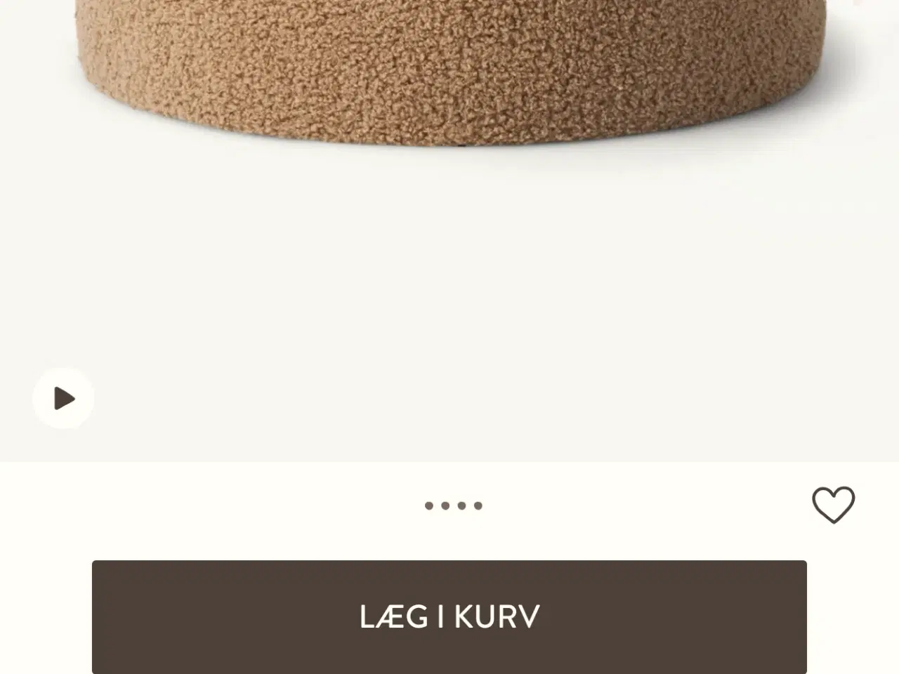 Billede 1 - Puf/fodskammel