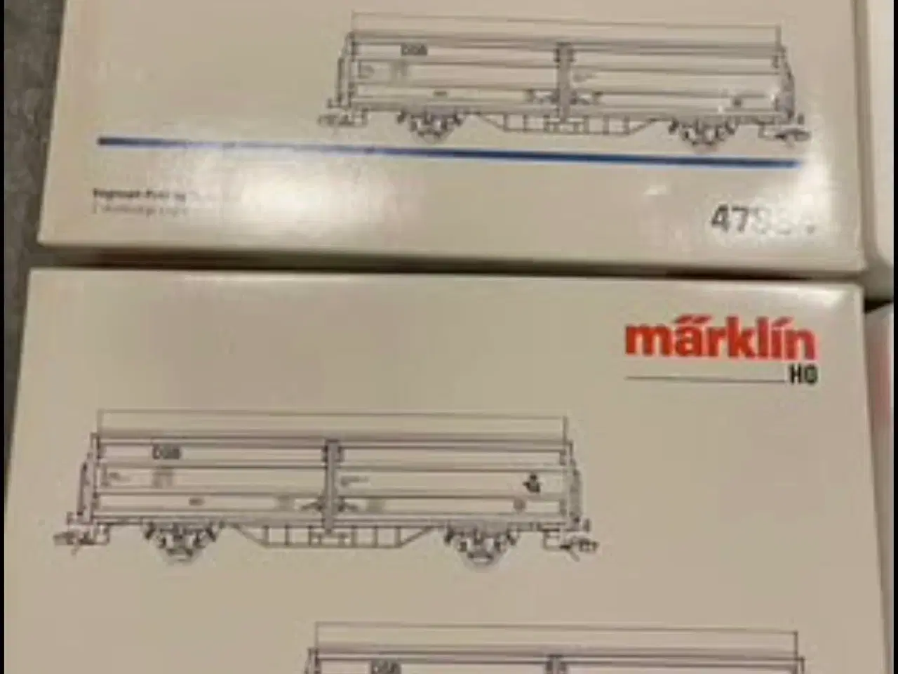 Billede 2 - 47884 DSB Brune godsvogne