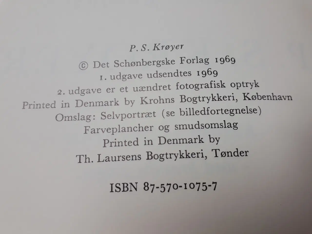 Billede 2 - P. S Krøyer af Ernst Mentze