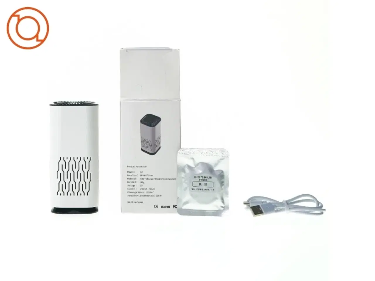 Billede 2 - Portable air purifier fra K 2 (str. 13 x 6 x 6 cm)