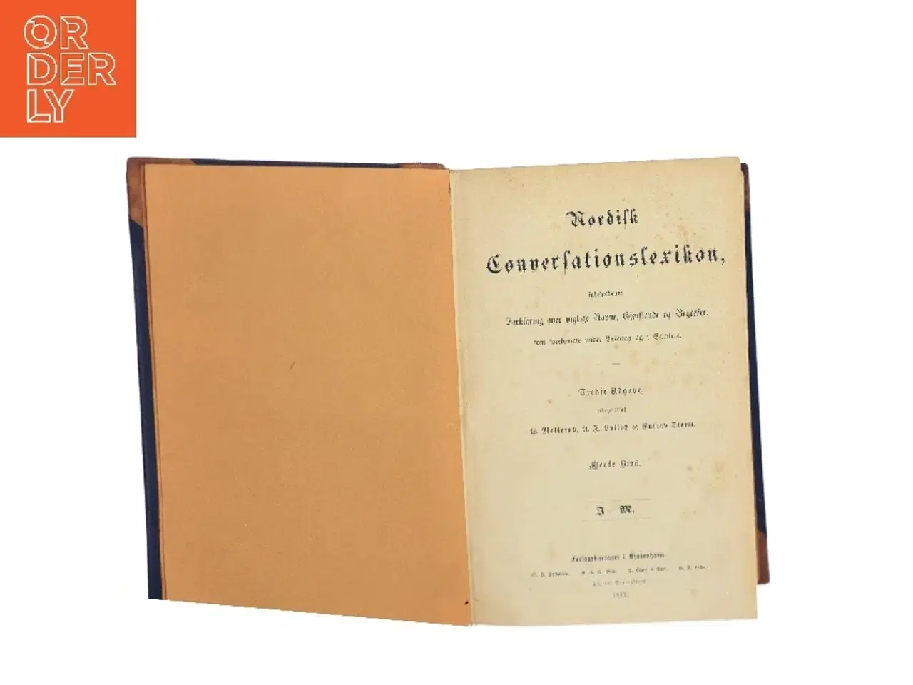 Billede 2 - Nordisk Conversationslexikon af B. Møllerup, N. K. Ballin, Gustav Storm (Bog)