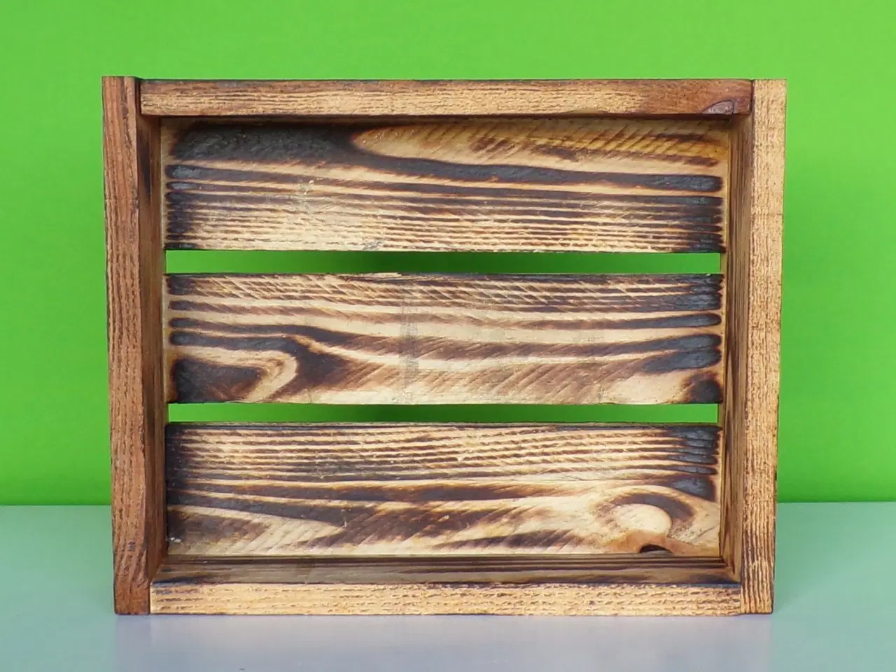 Billede 1 - NY Håndlavet Trækasse / Træbakke