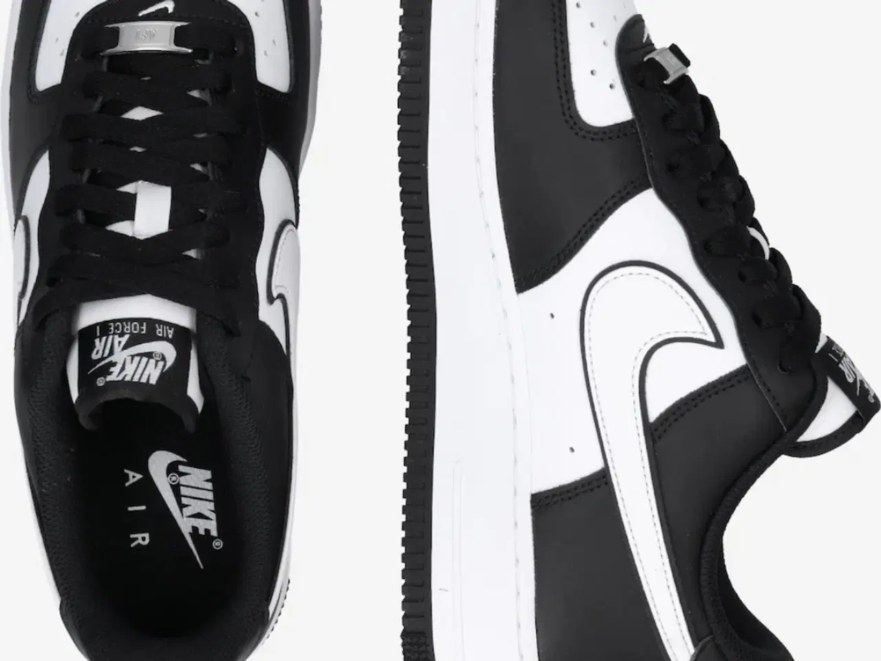 Billede 1 - Sort og hvide nike air force 1
