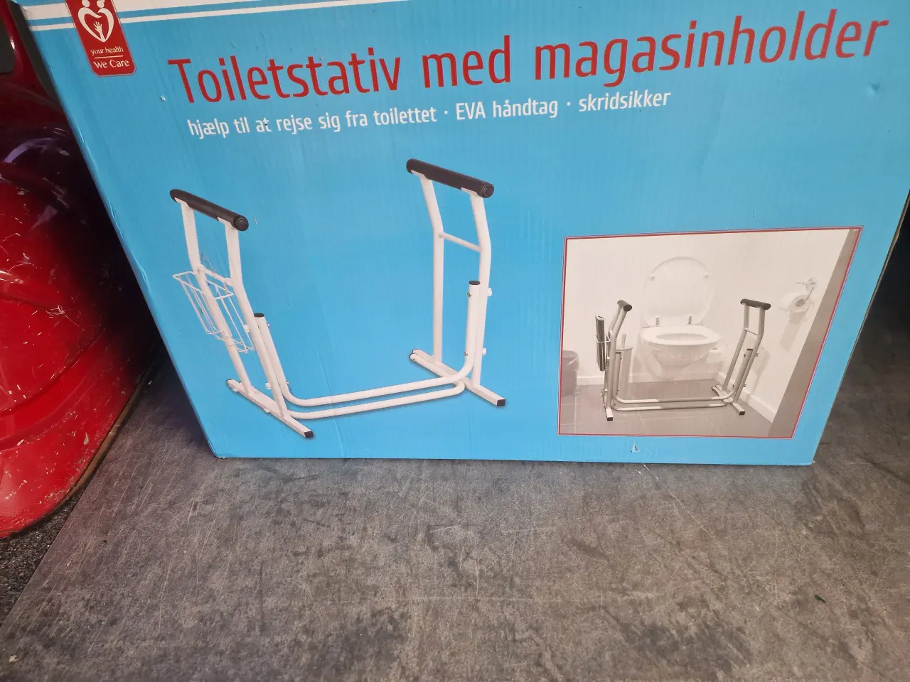Billede 2 - Toiletstativ med magasinholder