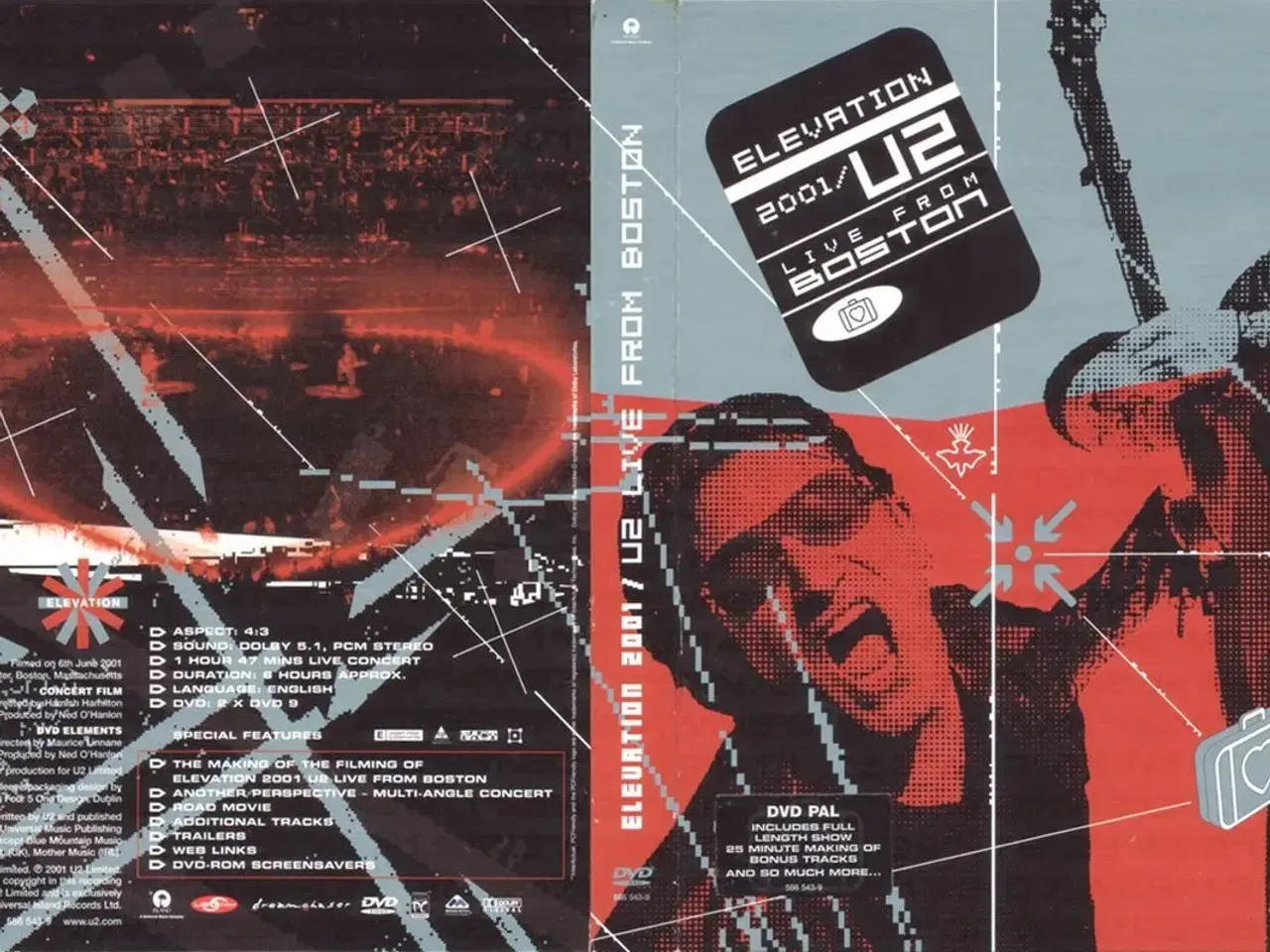 Billede 1 - U2 ; Live from Boston 2001