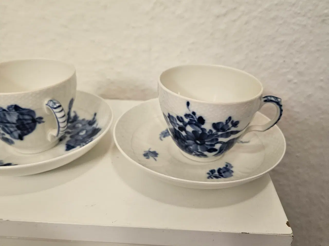 Billede 4 - Royal Copenhagen Blå Blomst kaffekopper 