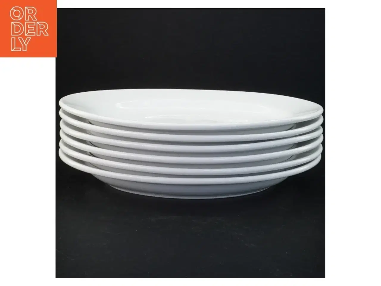 Billede 1 - Hvide Porcelænsplatter fra Ilva Home Collection (str. 29 x 19,5 x 3,5 cm)