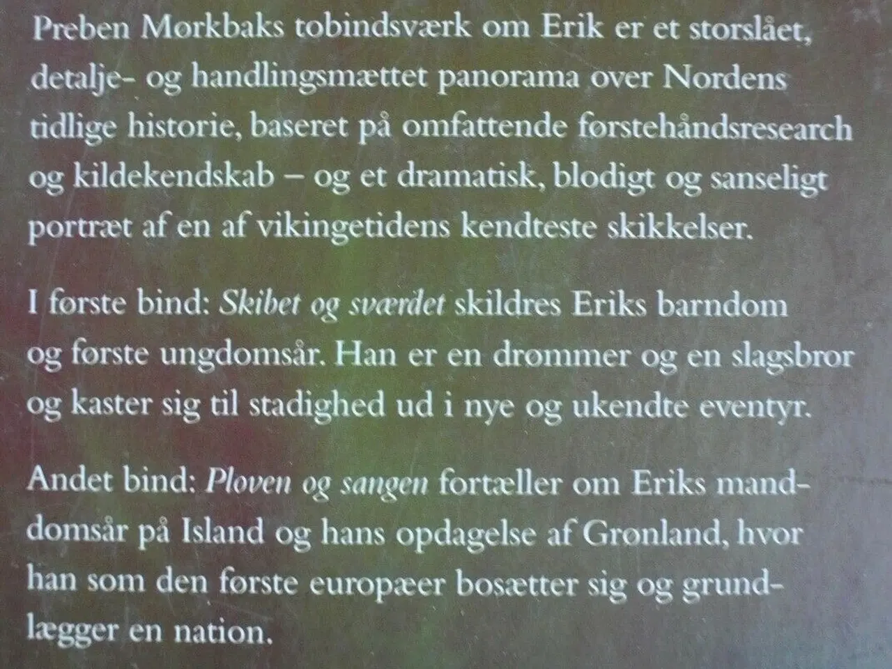 Billede 2 - erilk den røde 1-2. 1. skibet og sværdet., af preb