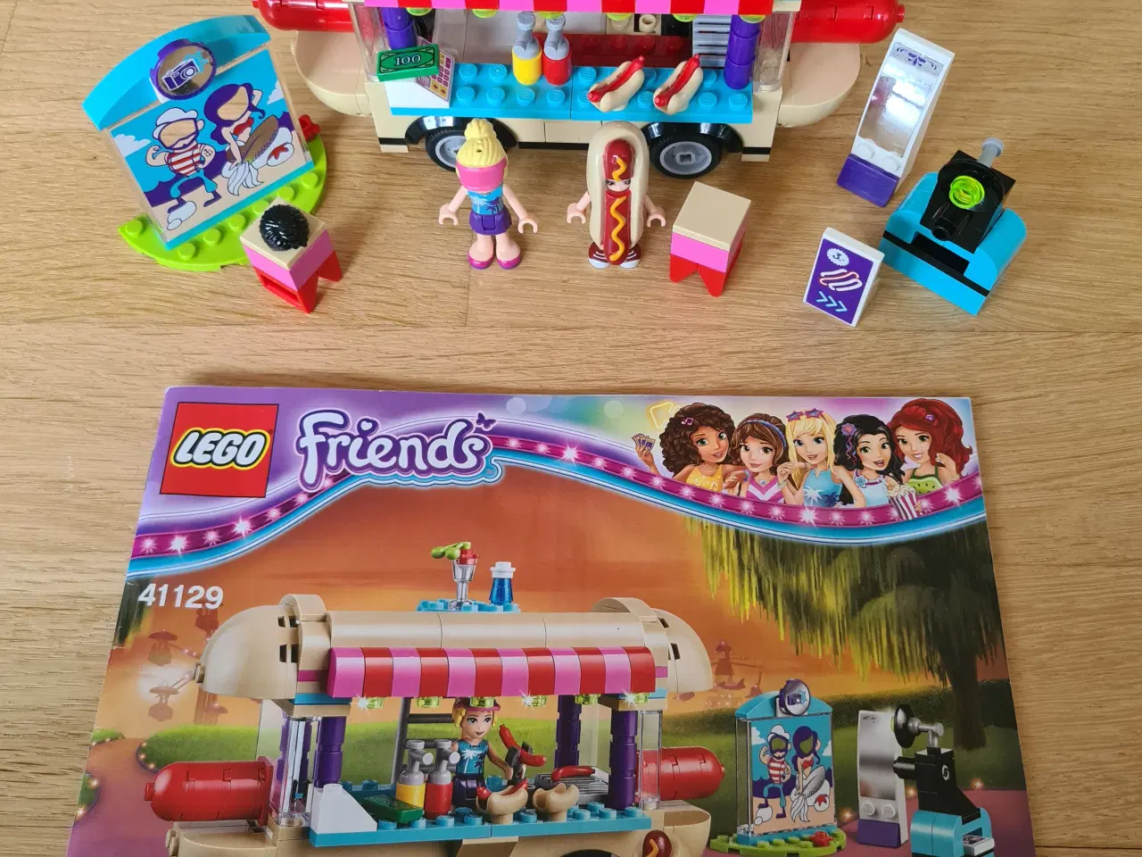 Billede 3 - LEGO Friends 41129 Forlystelsespark - hotdog-vogn