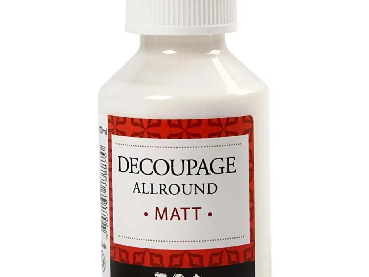 Billede 1 - Mat Decoupagelak 100ml - Vandbaseret og Vandskyende