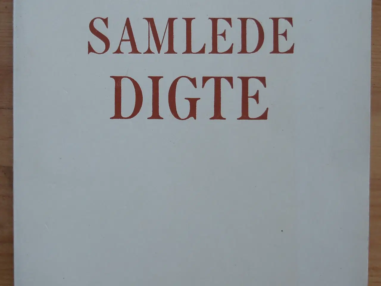 Billede 1 - Nis Petersen Samlede Digte