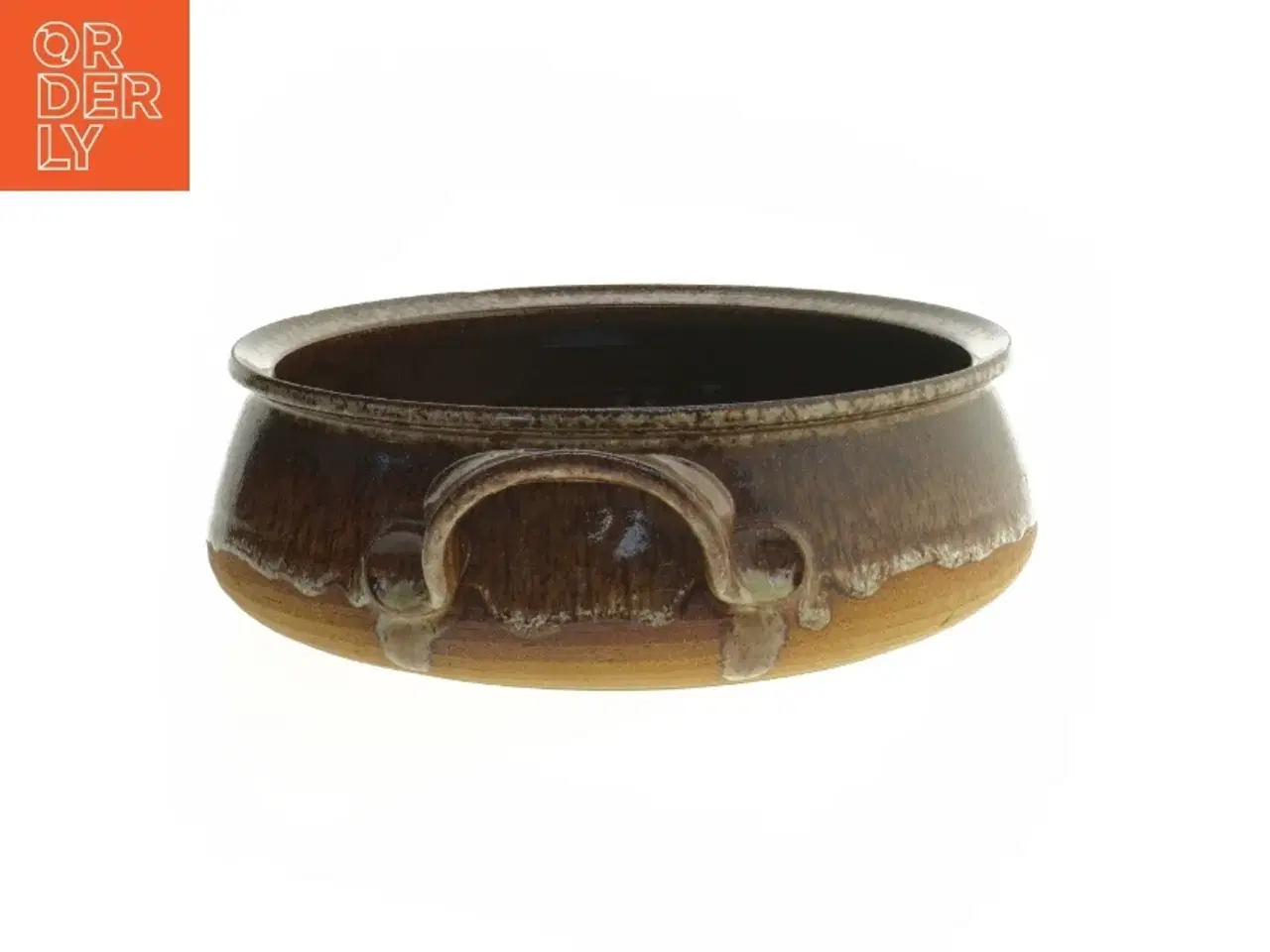 Billede 2 - Keramisk fad med to håndtag (str. Ø 23 cm)