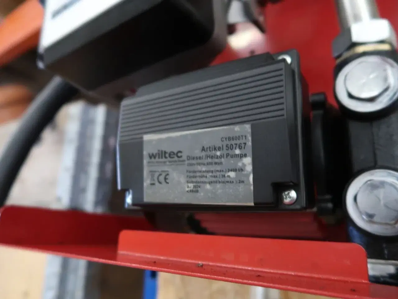 Billede 4 - Dieseltank med pumpe WILTEC CYB600TI
