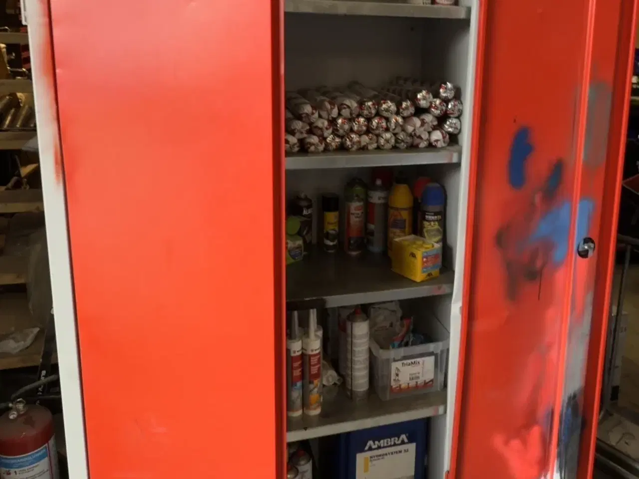 Billede 4 - Værkstedsskab til kemi Wurth