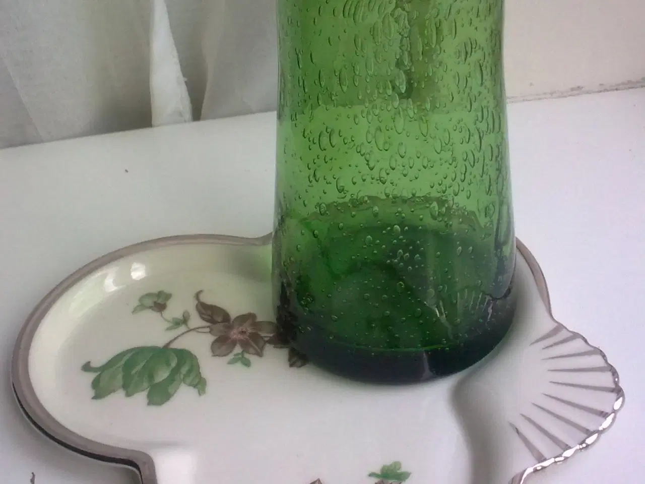 Billede 9 - VINTAGE Dansk glasværk GRØN land krus 