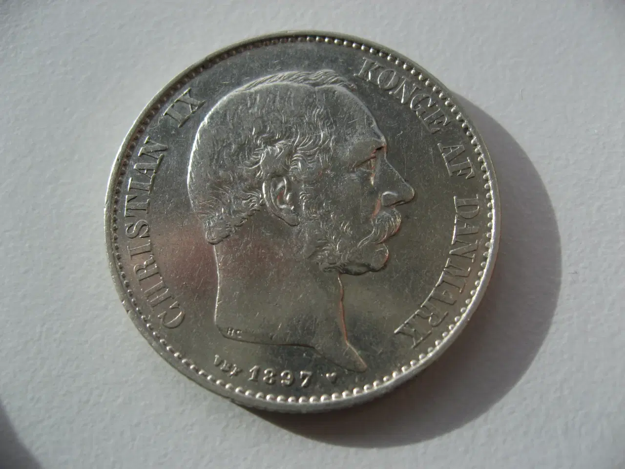 Billede 3 - Særdeles flot sølv 2 kr 1897, den bedste i serien