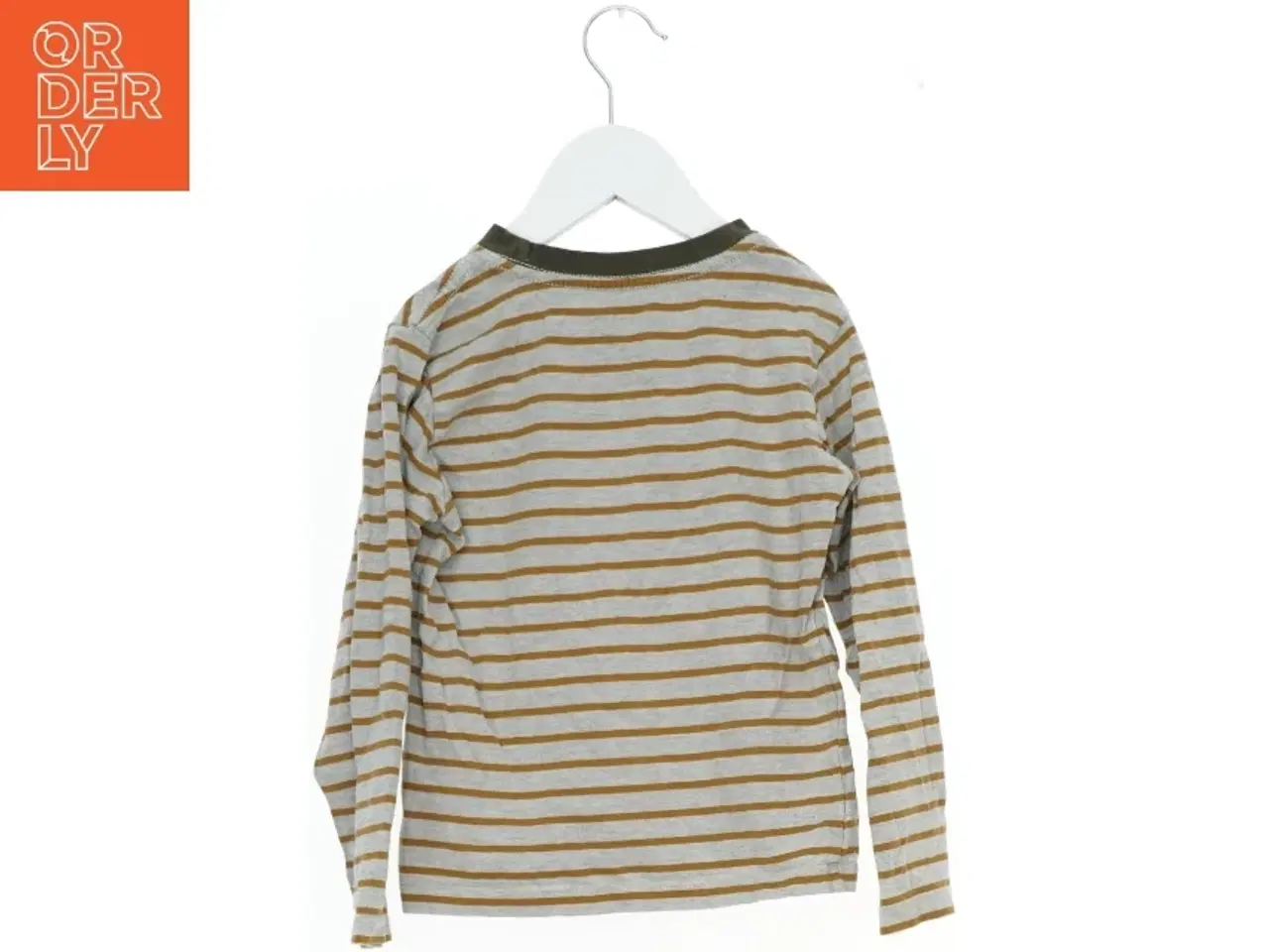 Billede 2 - Langærmet stribet T-shirt med tekst fra Friends (str. 122)