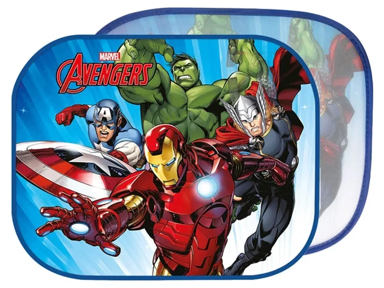 Billede 1 - Disney solbeskytter Avengers 2 stk. 44x35 cm