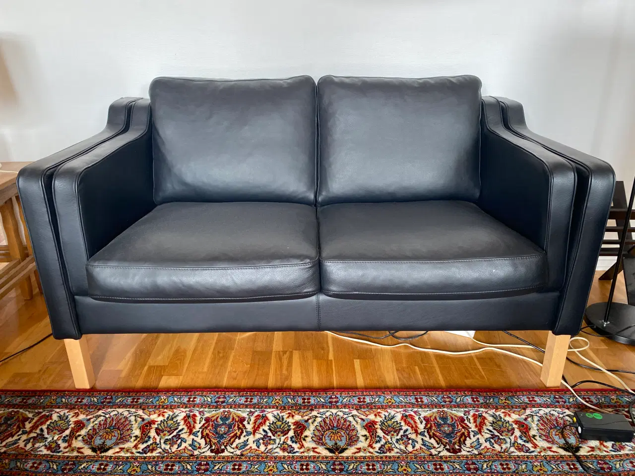 Billede 1 - 2 personers lædersofa