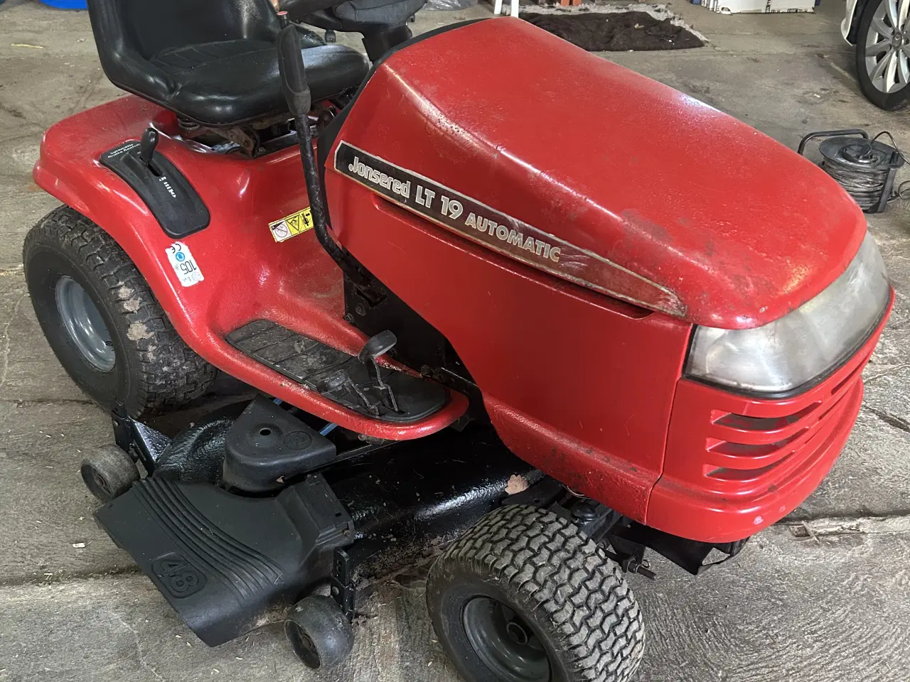 Billede 1 - Jonsered lt 19  48” klippebord