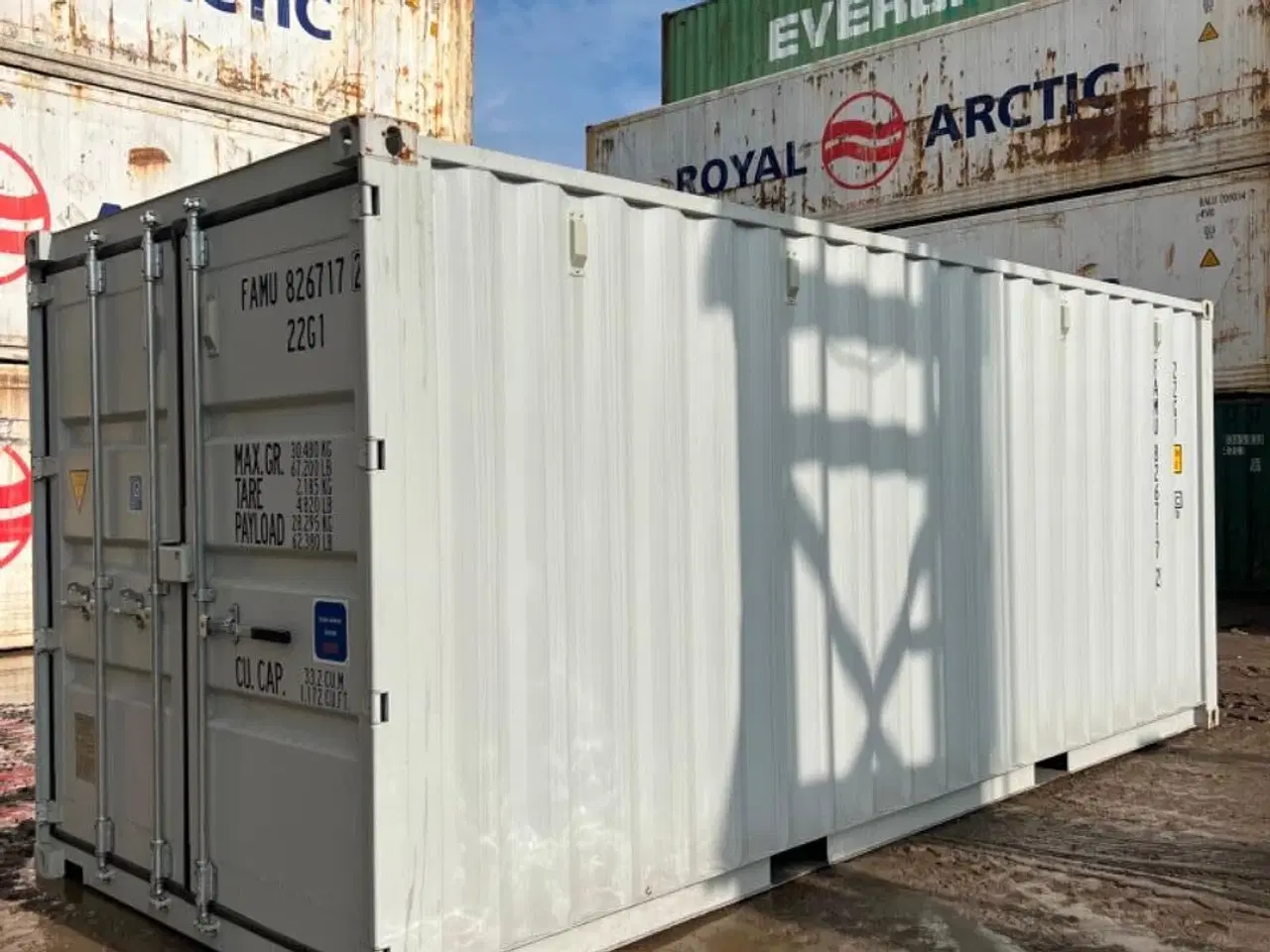 Billede 5 - 20´ fods Container i farve Ral: 7035 nye one way 