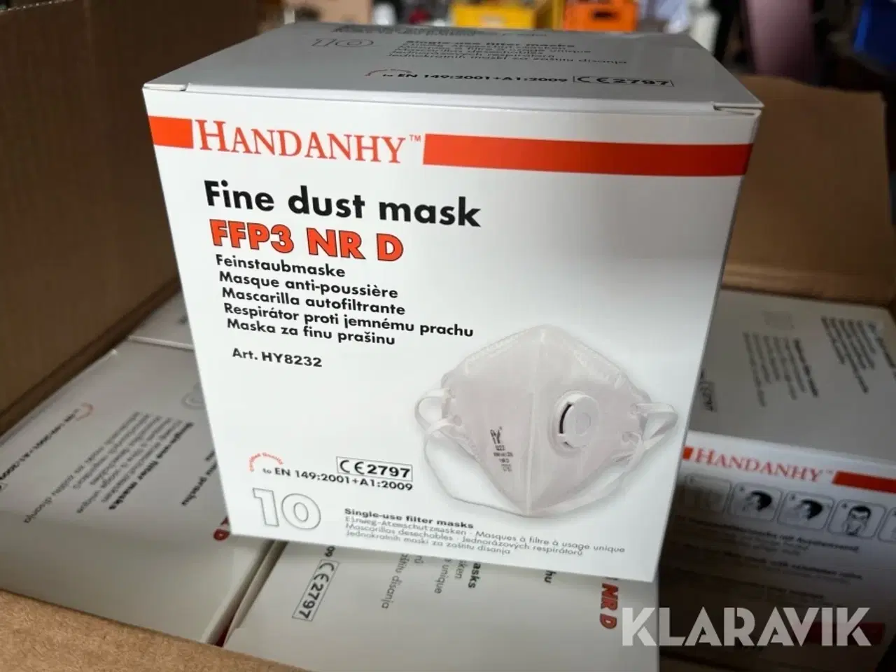 Billede 7 - Støv masker Handanhy FFP3 NR D 1 Palle - 5760 støvmasker