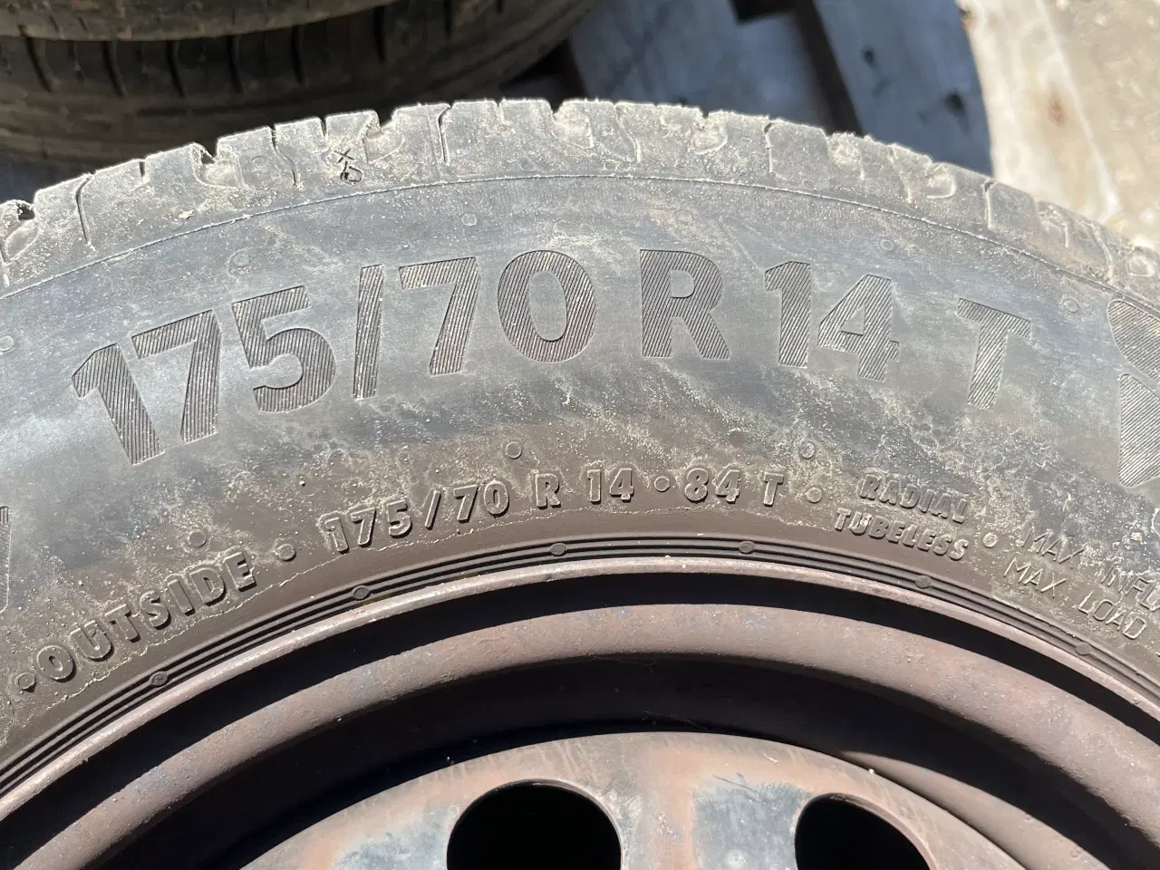 Billede 2 - Stålfælge m dæk